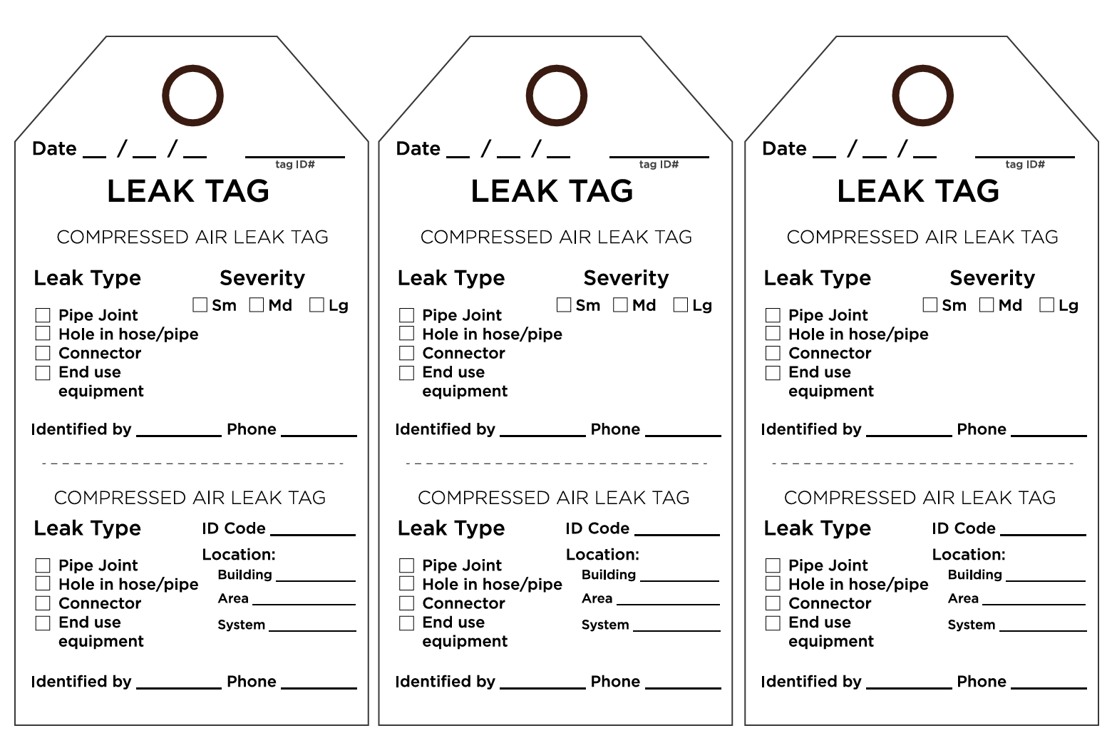 Leak Tag Template